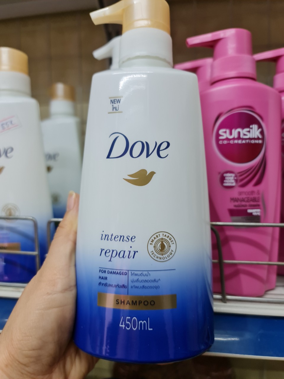 Dầu gội Dove phục hồi hư tổn 450ml Thái Lan