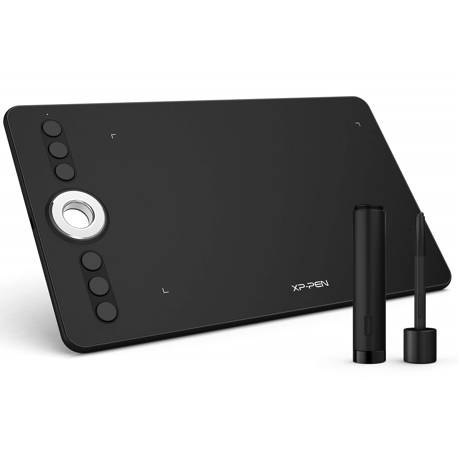 [HCM]BẢNG VẼ ĐIỆN TỬ XP-PEN DECO 02 6X10 INCH 8192 LỰC NHẤN VÒNG XOAY DIAL BẠC (KÈM GĂNG TAY HỌA SĨ)