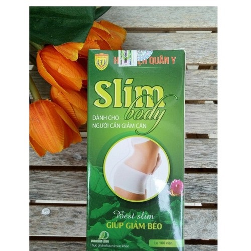 Viên Uống Giảm Cân Slim Body Học Viện Quân Y 100 Viên