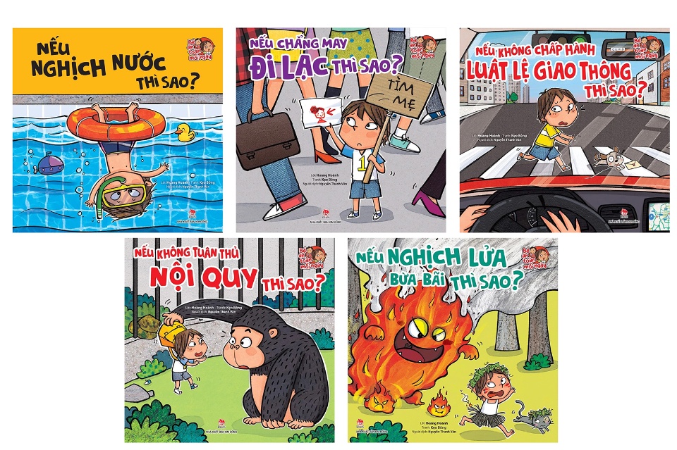 Sách Kim Đồng - Combo 5 cuốn Bé An Toàn Mỗi Ngày