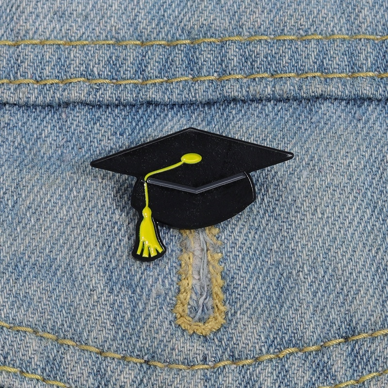 Graduation Season Enamel Brooch Bachelor Cap Backpack Badge Souvenirs Graduation Gifts for Students