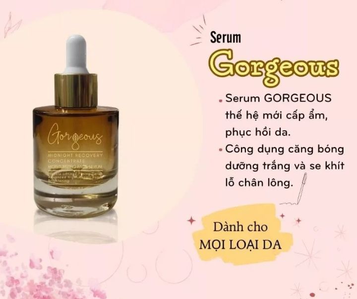 [ CHÍNH HÃNG] Serum B5 Dưỡng Da Chuyên Sâu Múi Xù The Gorgeous Cấp Ẩm, Hỗ trợ Sáng Da - Chai 50ml