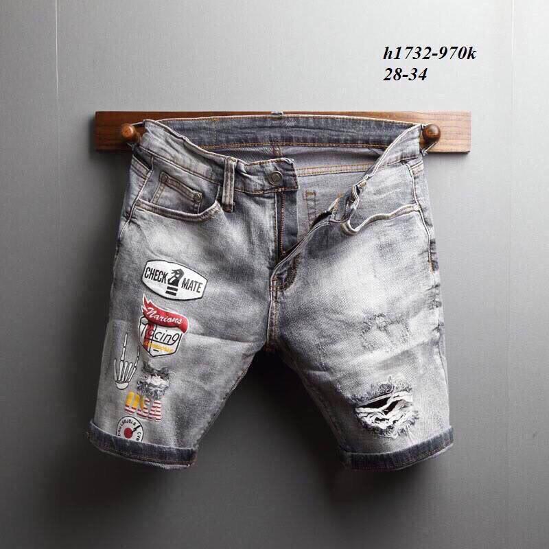 " free ship" quần short jean nam cao cấp năng động fashionnew qsj43