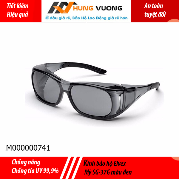 Kính bảo hộ đeo ngoài kính cận cao cấp Mỹ SG-37C