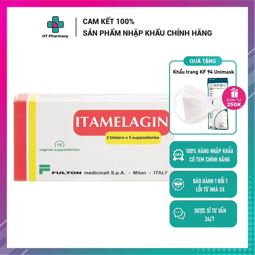 Itamelagin hàng chính hãng Fulton Ý - Hộp 10 vien