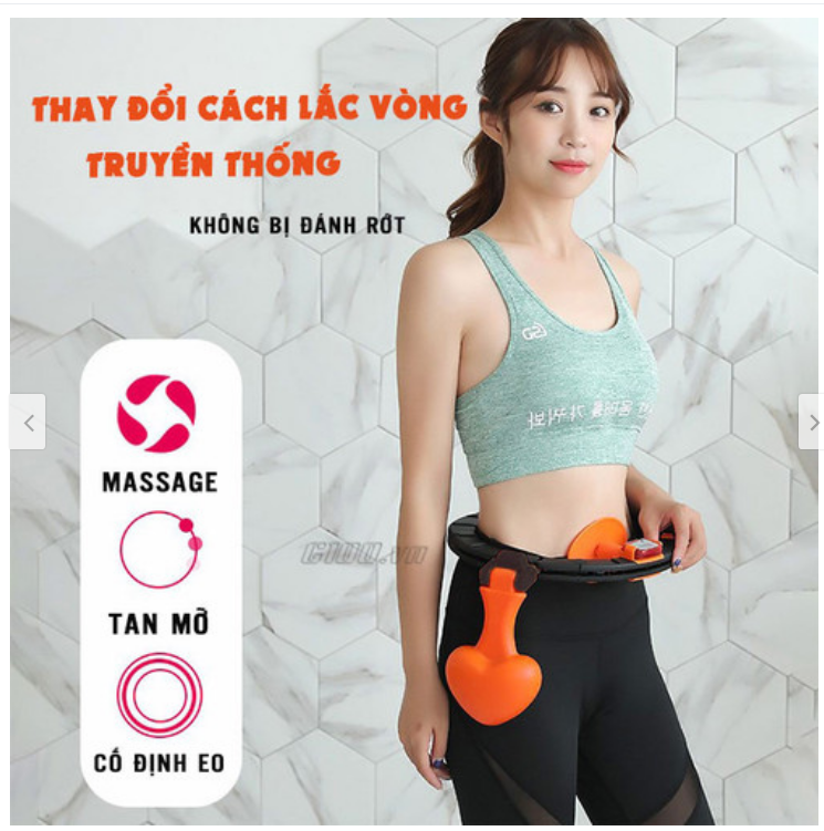 VÒNG LẮC EO THÔNG MINH HULA HOOP THẾ HỆ MỚI