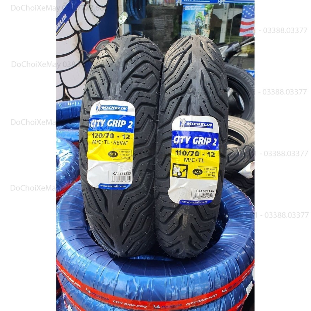 Vỏ xe sh michelin city grip 2 sh150 - sh 300i - 120/80-16 và 100/80-16 size 110/70-16 + 130/70-16 - tân thành 24h