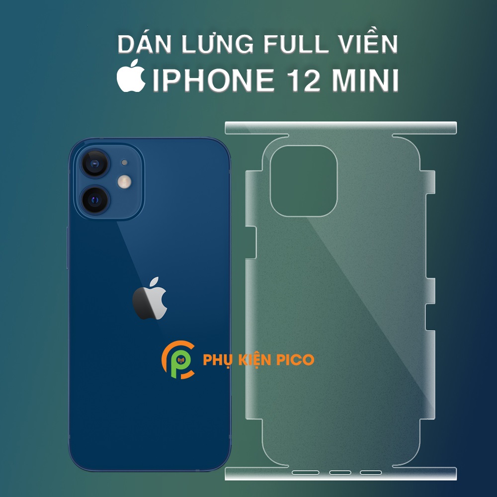 Dán lưng Iphone 12 Mini PPF cao cấp dẻo trong suốt full viền - Dán dẻo Iphone 12 Mini