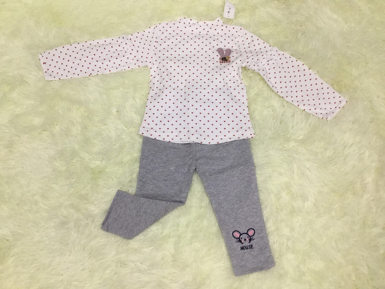 Bộ coton siêu xinh cho bé gái