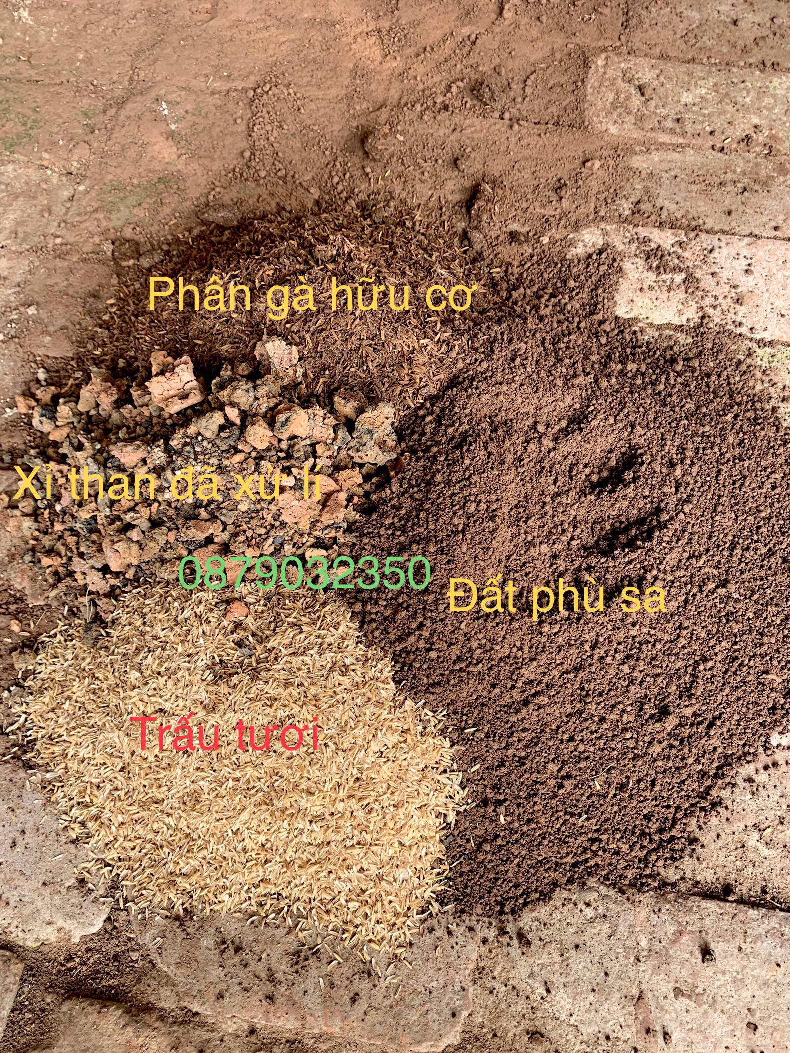 1 Kg Đất Phù Sa ( Đã trộn sẵn theo tỉ lệ vàng , trồng cây. trồng hoa, trồng rau cực tốt )