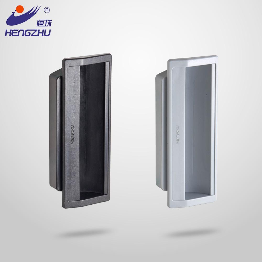Tay nắm âm nhựa đen Hengzhu PL012
