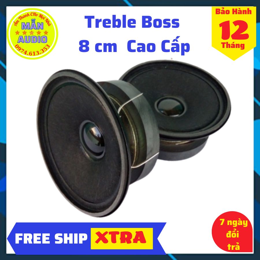 1 Đôi Loa treble giấy Boss 8cm - Loa treble boss rời