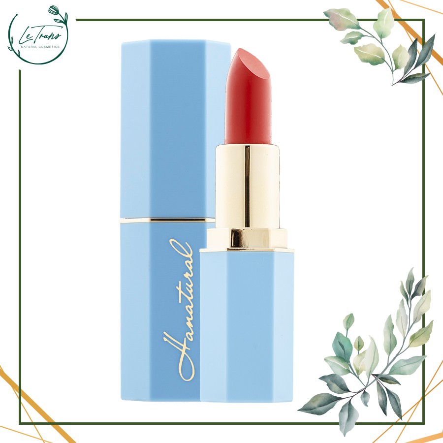 [Bộ Sưu Tập 12 màu] Son lỳ không chì Hanatural an toàn cho cả mẹ bầu