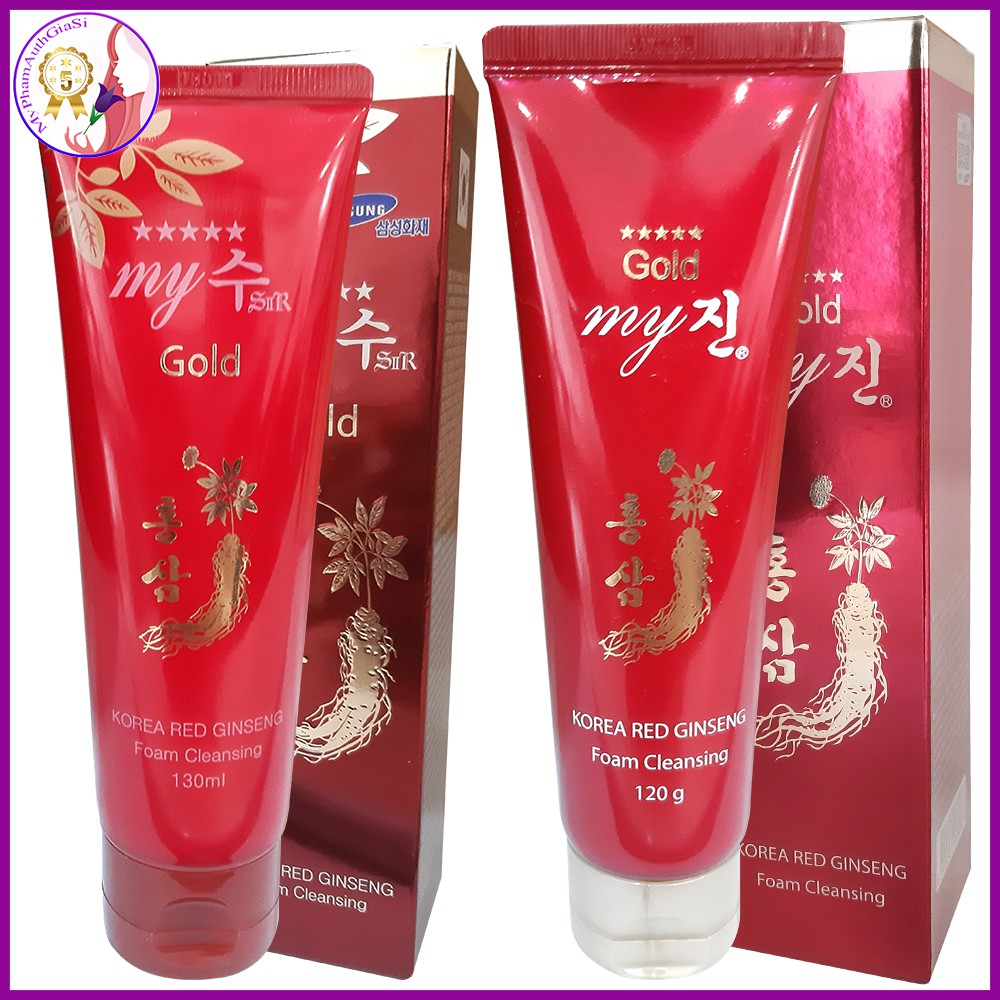 SỮA RỬA MẶT TRẮNG DA LÀM MỜ VẾT THÂM SÂM ĐỎ MY GOLD GINGSENG
