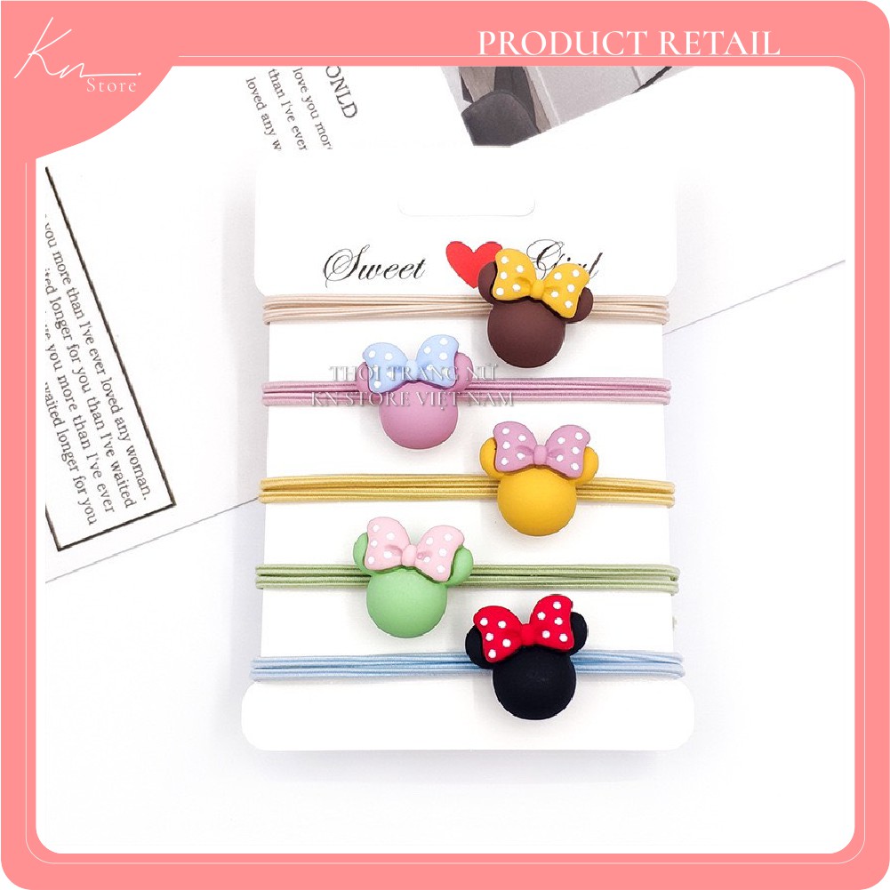 Dây buộc tóc hình chuột mickey đáng yêu - KN Store Việt Nam