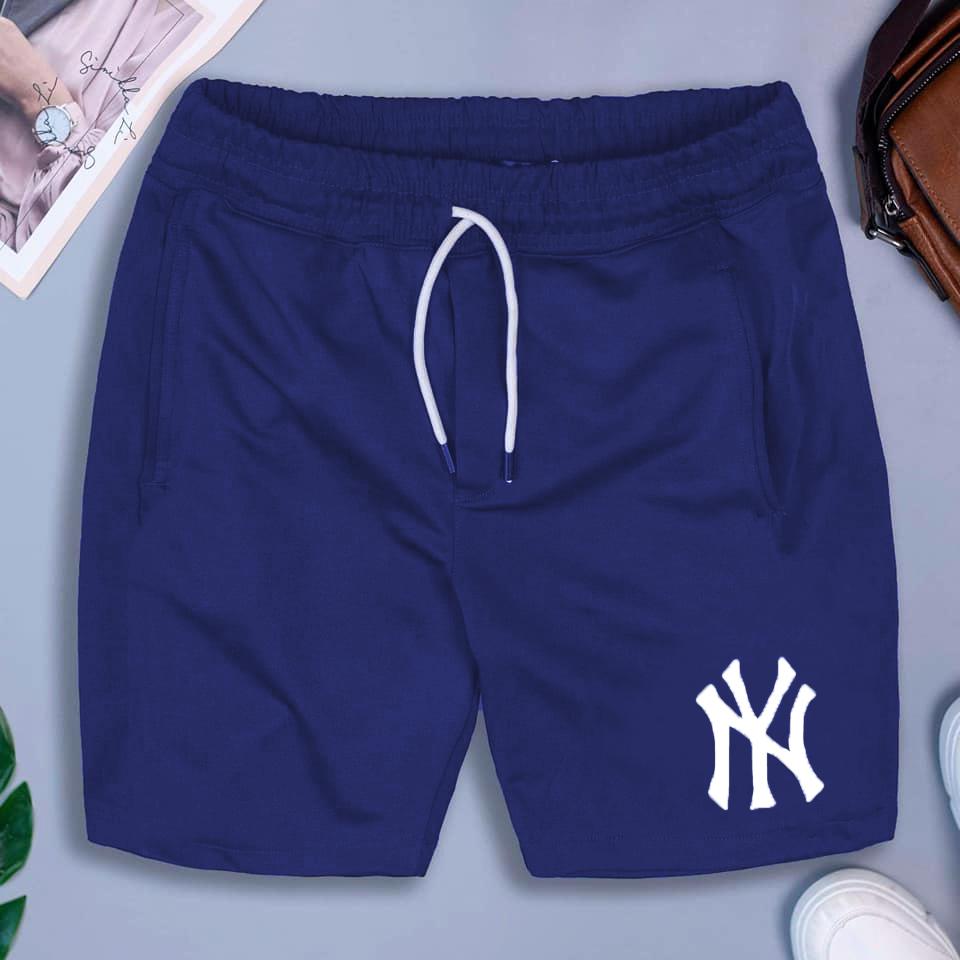 Quần short thể thao Nam NY có 02 túi kéo khoá vải thun lạnh dày đẹp - mặc tập Gym thể dục ở nhà đi chơi - BM01