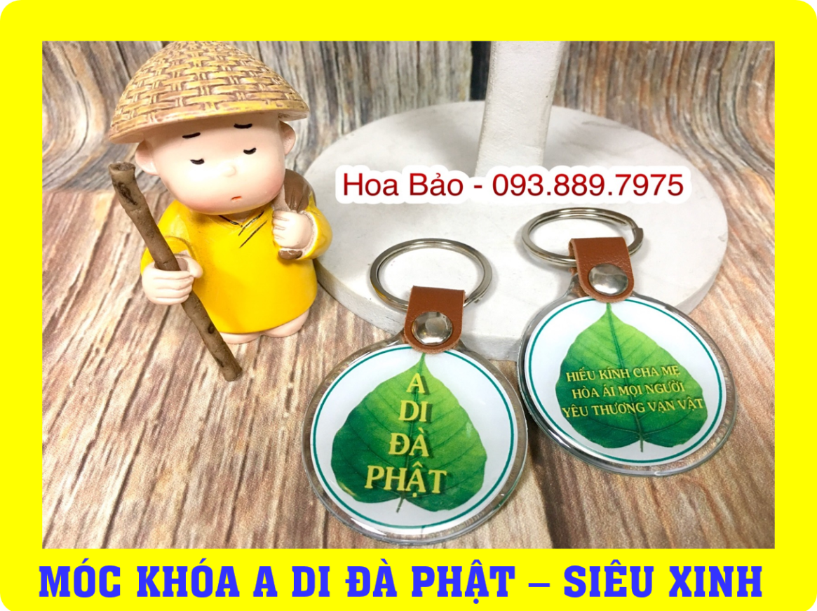 COMBO 10 MÓC KHÓA A DI ĐÀ PHẬT -SIÊU DỄ THƯƠNG