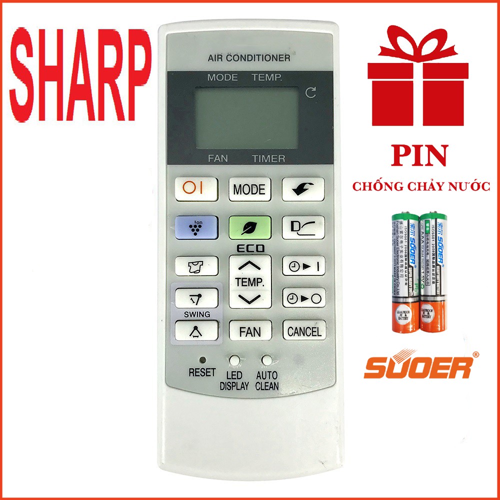 Remote máy lạnh SHARP - Điều khiển điều hòa SHARP CRMC-A876KBEZ