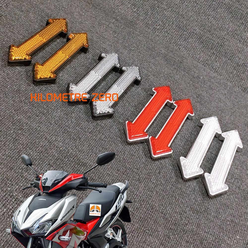 Mắt Mèo Phản Quang Dành Cho Winner X MŨI TÊN Dán Chân Phuộc Trước | Bộ 02 Cái