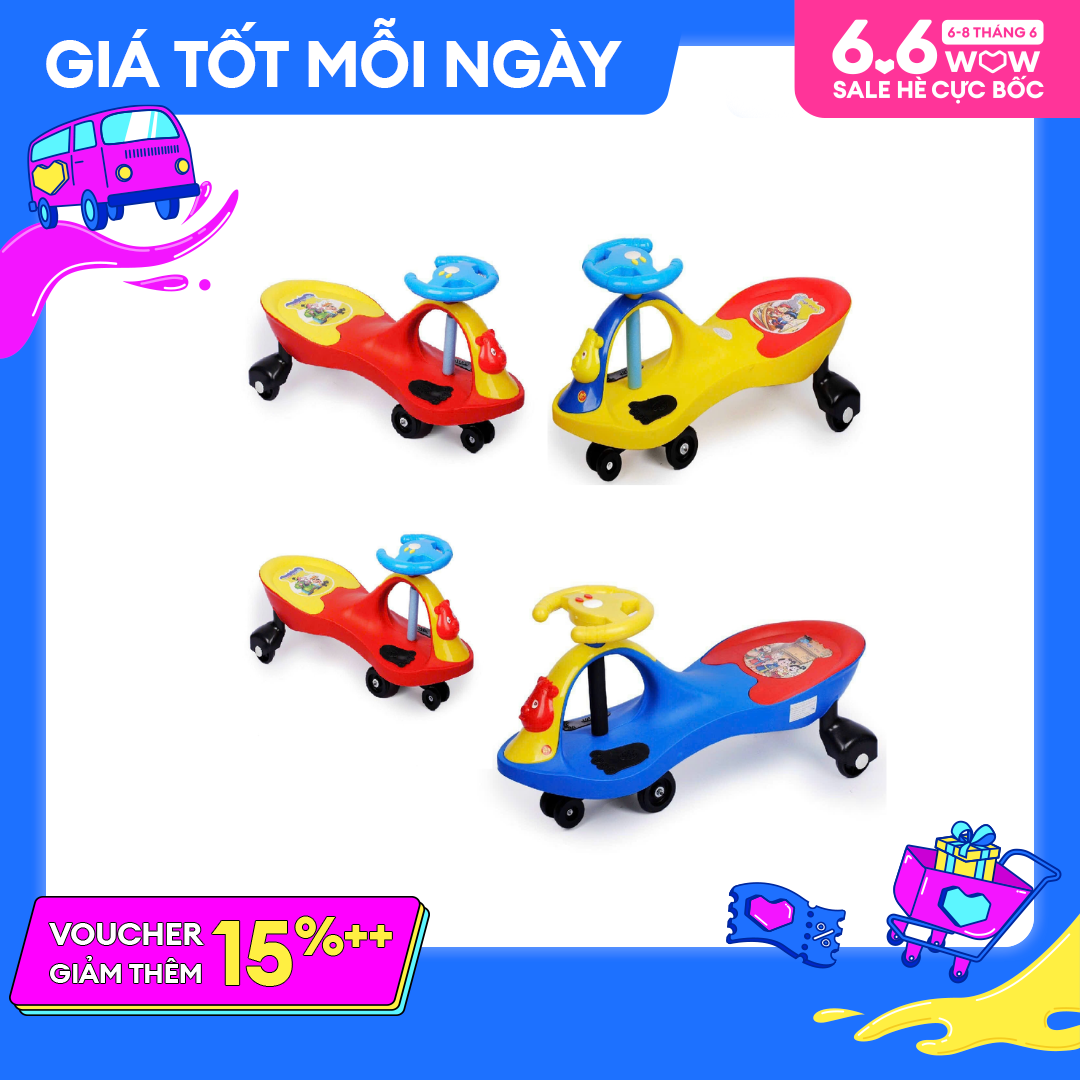 [Siêu rẻ] Xe lắc trẻ em cho bé vận động - có nhạc vui nhộn