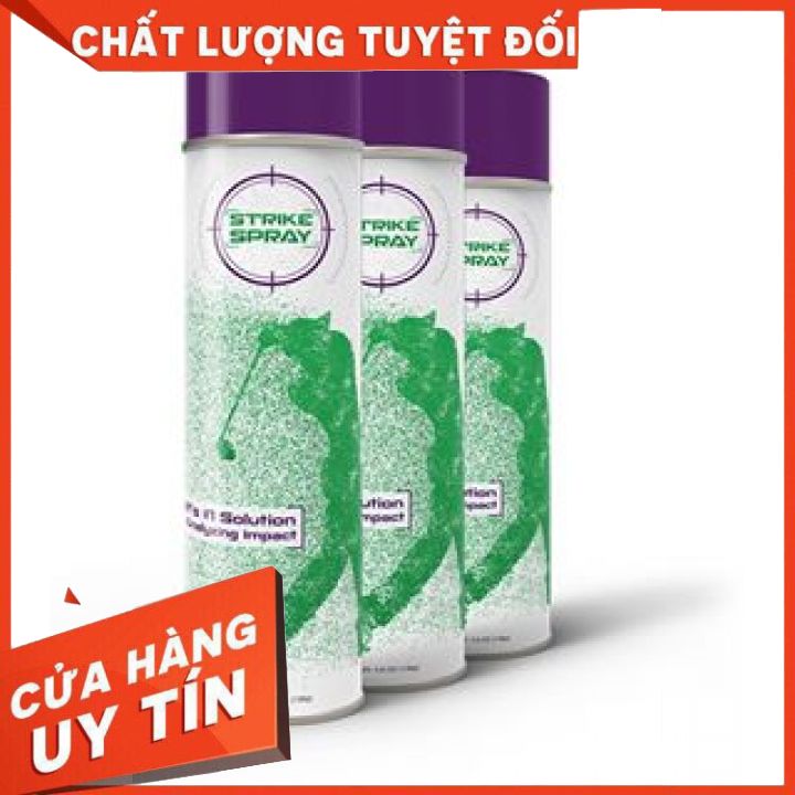 Combo 3 hộp xịt mặt gậy golf phân tích điểm tiếp xúc bóng với mặt gậy golf