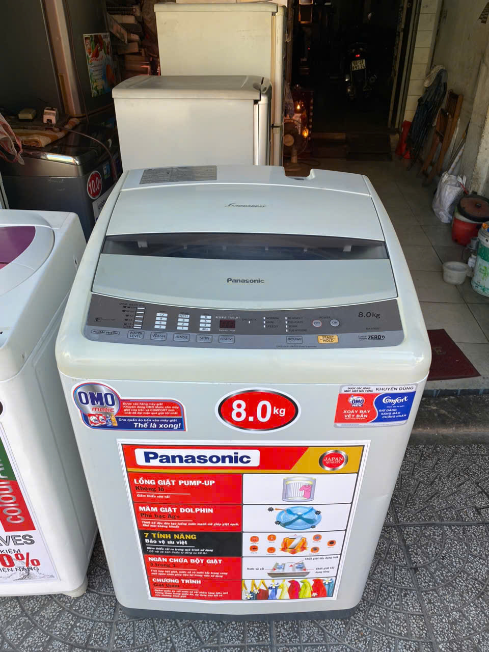 Máy giặt Panasonic 8 kg, tiết kiệm điện