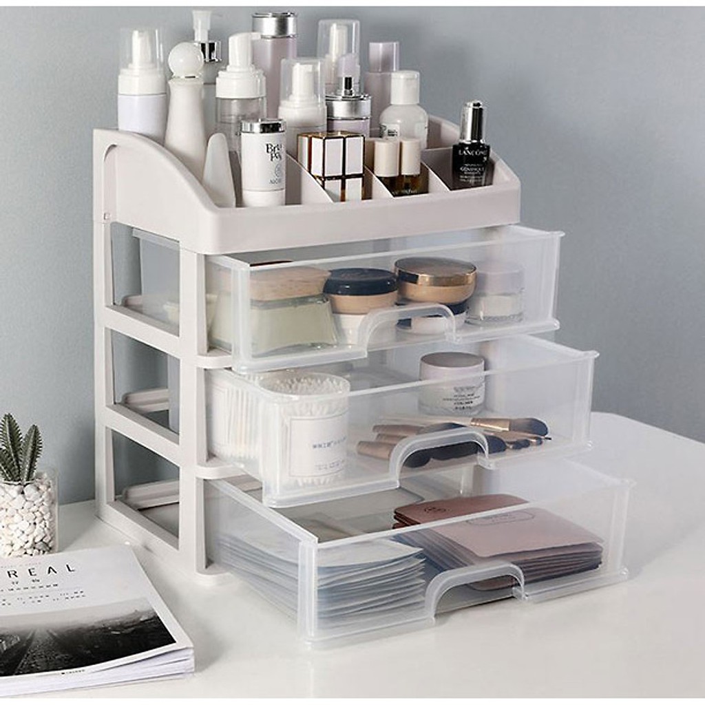 Kệ Đựng Mỹ Phẩm 4 Tầng Trong Suốt Tashuan TS-5338