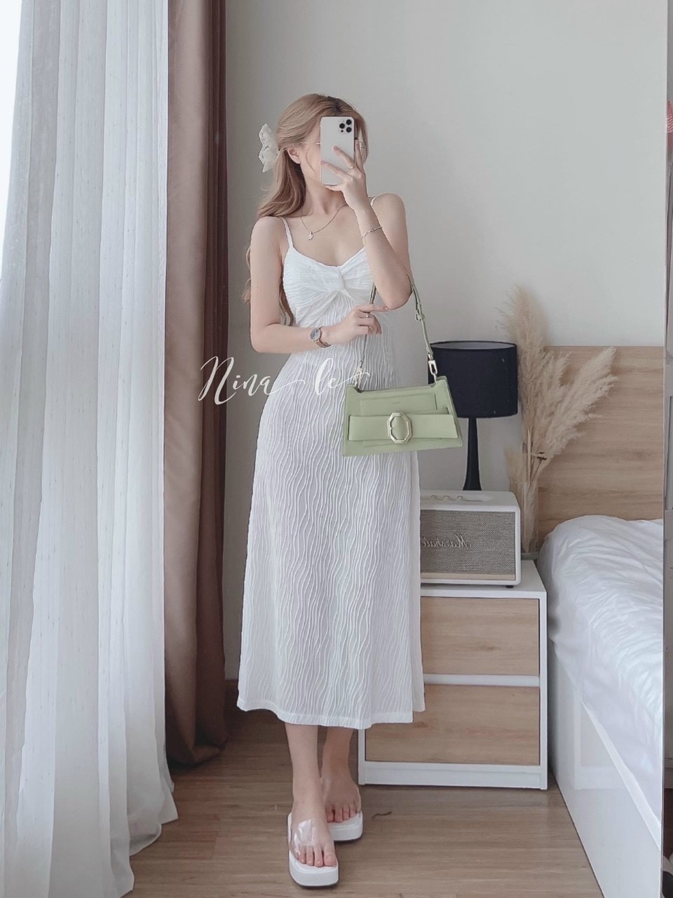 Đầm 2s xốp quảng châu dáng dài ôm body kiểu xoắn ngực cực hot chất thun xốp dày dặn siêu tôn dáng