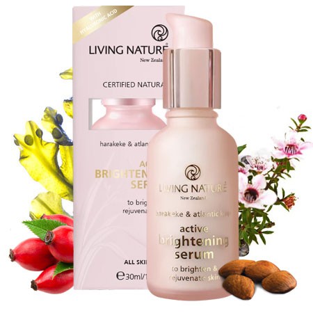 Serum dưỡng sáng da ban ngày living nature active brightening serum 30ml
