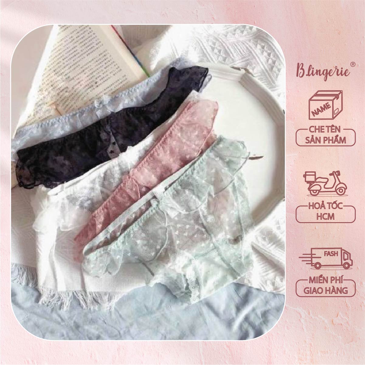 Quần lót ren sexy cuốn hút - b.lingerie
