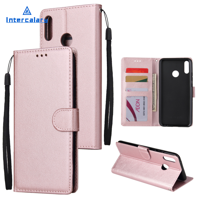 Acekool Dành Cho Điện Thoại HUAWEI Y9 2019 Ốp Da Bảo Vệ Dạng Lật, Với Thiết Kế Khóa 3 Vị Trí Thẻ Ốp Điện Thoại