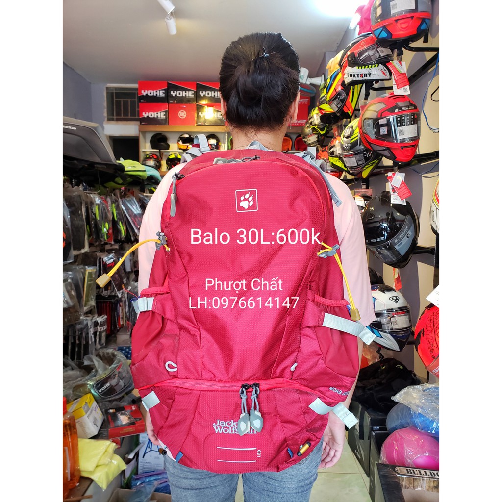 Balo leo núi Jack Wolfskin 30 lít nhiều màu cao cấp