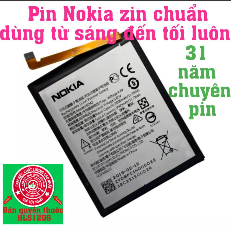 Pin Nokia 6.1 plus 5.1 plus 2018 mã Zin hãng dùng từ sáng đến tối luôn BH 1 đổi 1 nếu không hài lòng