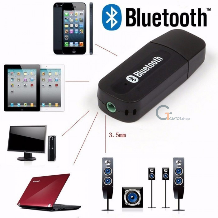 Bộ usb bluetooth 5.0 âm thanh - usb bluetooth receive audio 5.0 không dây cho loa, ampli, xe hơi, aux
