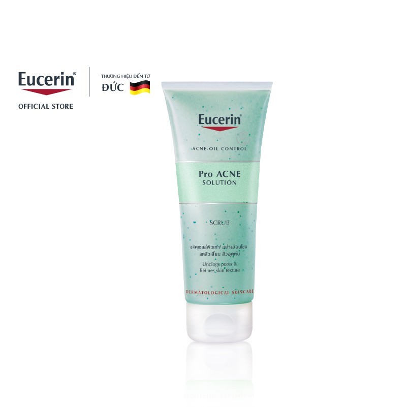 Eucerin - tẩy tế bào chết eucerin pro acne ngăn ngừa mụn 100ml