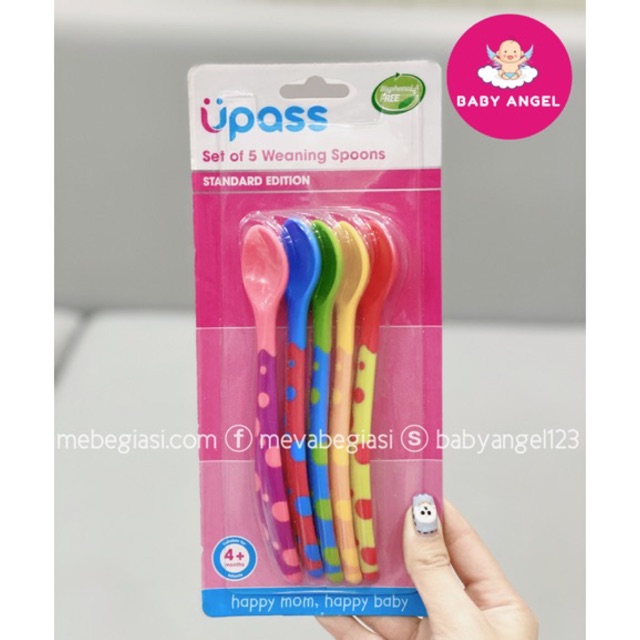 Set 5 muỗng ăn dặm Upass cho bé UP3003N