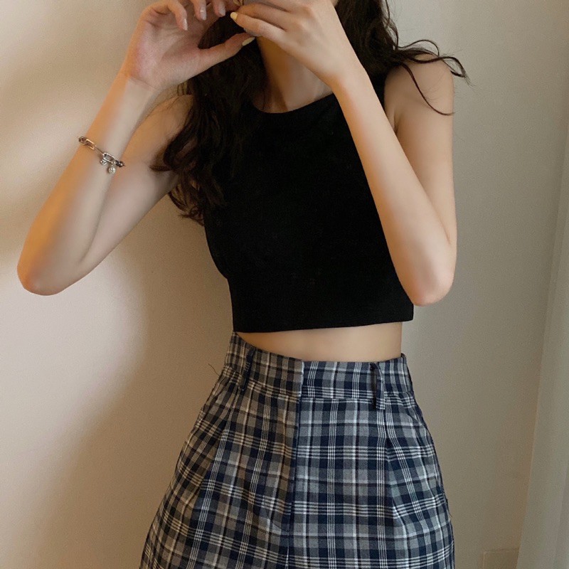 Áo tập gym áo crottop thể thao co giãn thoải mái vận động qtt010 - jumi boutique