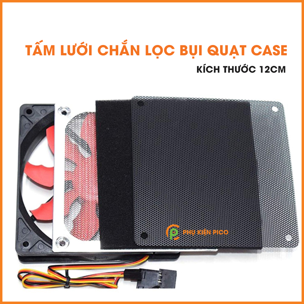 Tấm lưới chắn lọc bụi quạt fan case 12cm 14cm 24cm 28cm - Lưới chắn bụi case máy tính