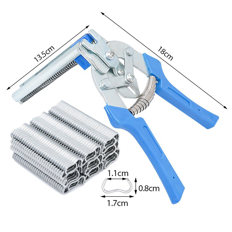 Combo kìm ráp lồng và ghim ráp lồng chim, thổ, bồ câu, gà