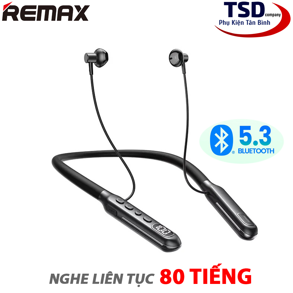 Tai nghe bluetooth thể thao remax rb-s3 chính hãng nghe liên tục 80 tiếng