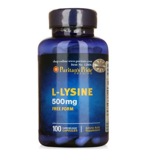 Viên uống kích thích ăn ngon miệng, tăng cường cơ bắp (HSD: 30/11/2021) Puritan's Pride L-Lysine 500mg 100 viên