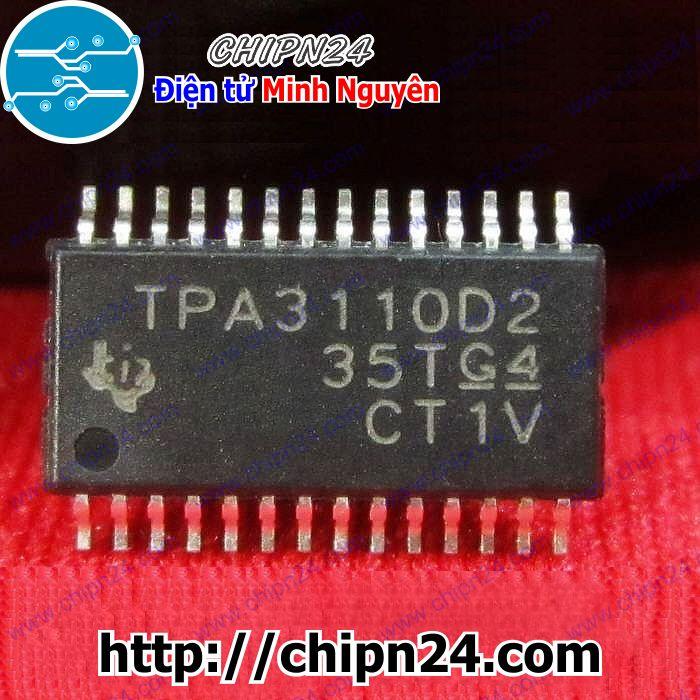 [1 con] (SOP) IC Dán TPA3110 SOP-28 (SMD) (TPA3110D2 3110 Stereo 15W)