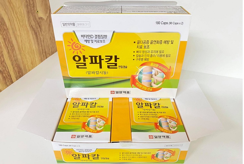 Viên chống thoái hóa, gai cột sống, đốt sống cổ, đĩa đệm Hàn Quốc 180 viên