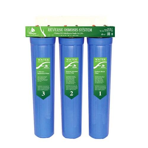 Bộ lọc nước sinh hoạt, bộ lọc thô 3 cấp ly 20inch phukienlocnuoc
