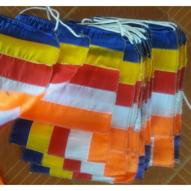 Cờ Dây Phật Giáo - Cờ Ngũ Sắc