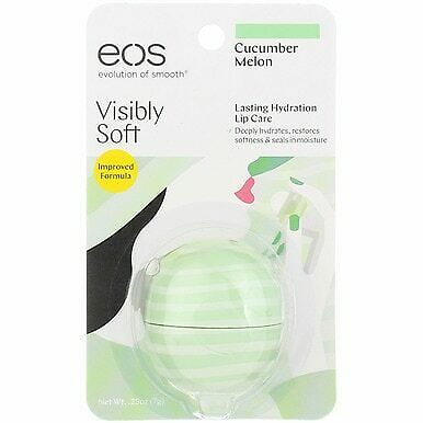 Son dưỡng môi eos lasting hydration lip care cucumber melon