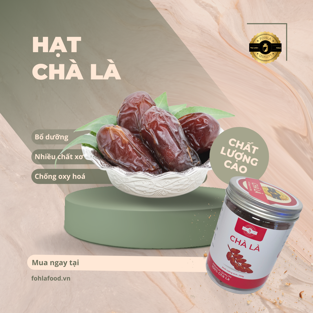 Hạt chà là nhập khẩu 100%