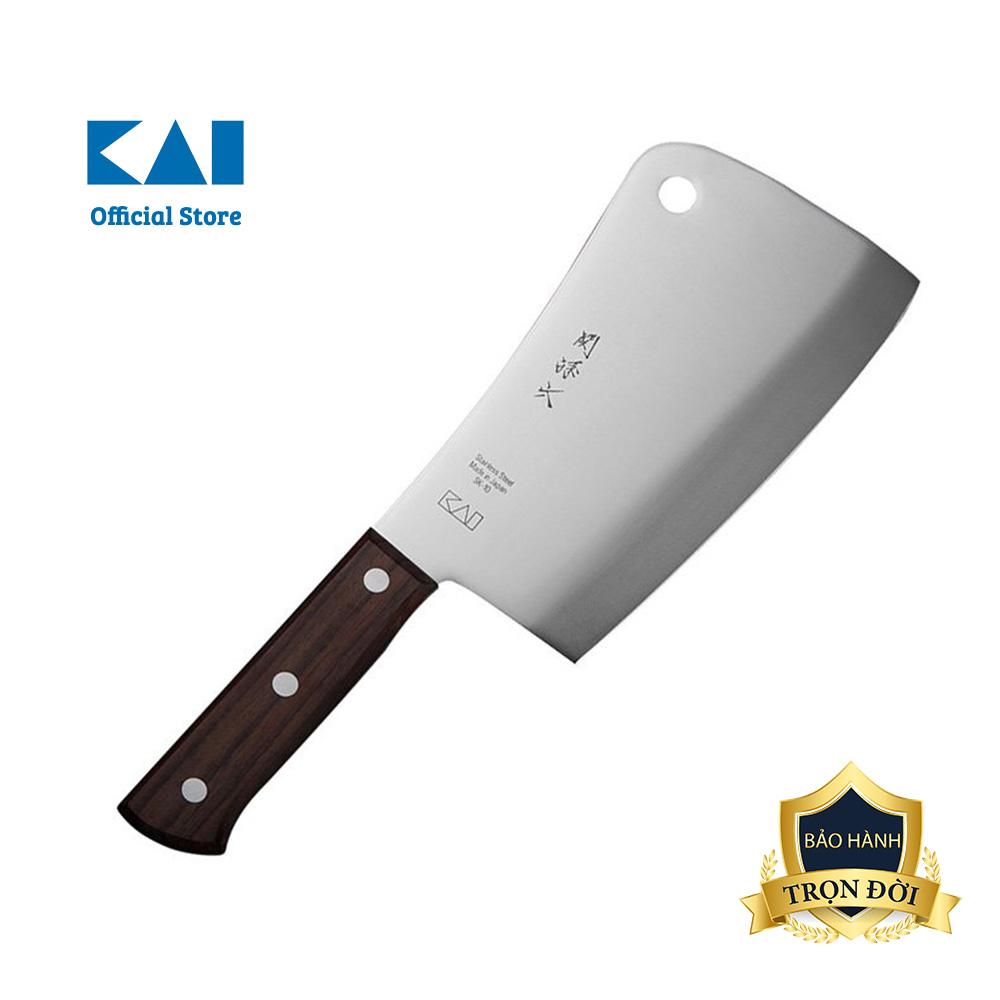 Dao chặt nhật cao cấp kai meat cleaver - dao chặt xương be0024