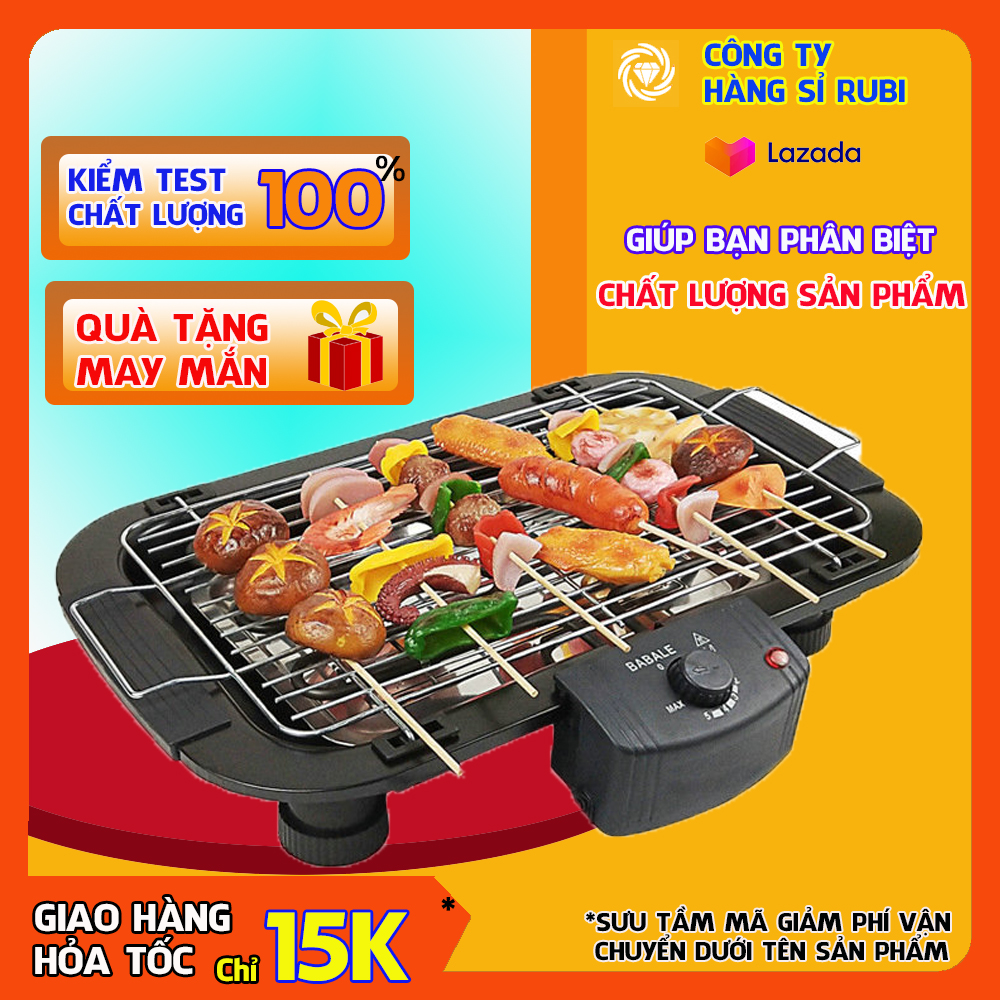 [HÀNG TỐT]  Bếp nướng điện không khói, bếp nướng không khói, bếp nướng điện - BẢO HÀNH 6 THÁNG, lò nướng điện đa năng, bếp nướng điện đa năng, vỉ nướng điện, máy nướng thịt, đồ gia dụng trong nhà
