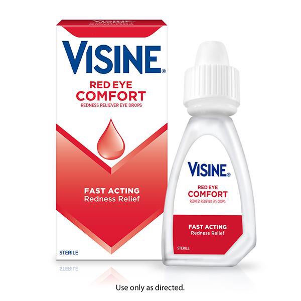 Nhỏ mắt Visine Red Eye Comfort Redness Relief Eye Drops, 0.5 fl. oz